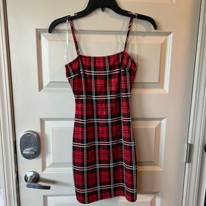Plaid Mini Dress